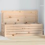 Caja de almacenaje madera maciza de pino 109x36,5x33 cm en Armarios y almacenamiento | Comprar online en Foru.es