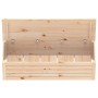 Caja de almacenaje madera maciza de pino 109x36,5x33 cm en Armarios y almacenamiento | Comprar online en Foru.es