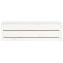 Caja de almacenaje madera maciza de pino blanco 109x36,5x33 cm en Armarios y almacenamiento | Comprar online en Foru.es