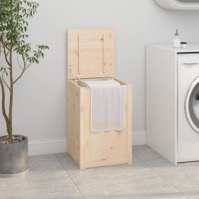 Baúl para la colada madera maciza de pino 44x44x66 cm de vidaXL, Cestas para ropa - Ref: Foro24-823564, Precio: 68,03 €, Desc...