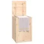 Baúl para la colada madera maciza de pino 44x44x66 cm de vidaXL, Cestas para ropa - Ref: Foro24-823564, Precio: 67,28 €, Desc...