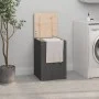 Baúl para la colada madera maciza de pino gris 44x44x66 cm de vidaXL, Cestas para ropa - Ref: Foro24-823566, Precio: 65,76 €,...