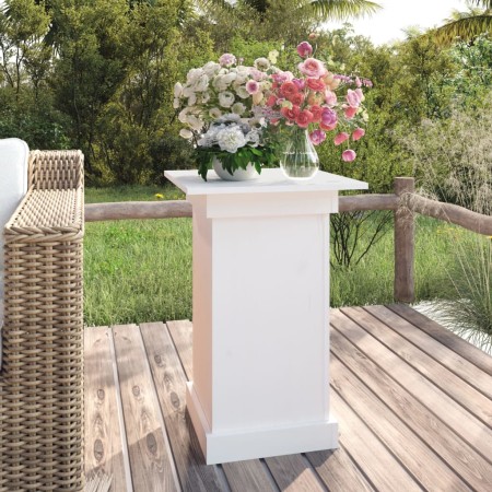 Soporte para plantas madera maciza de pino blanco 40x40x60 cm en Soportes para macetas | Comprar online en Foru.es
