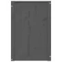 Baúl para la colada madera maciza de pino gris 44x44x66 cm de vidaXL, Cestas para ropa - Ref: Foro24-823566, Precio: 65,76 €,...