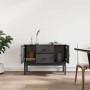 Aparador madera maciza de pino gris 110x40x78 cm de vidaXL, Aparadores - Ref: Foro24-823526, Precio: 106,64 €, Descuento: %