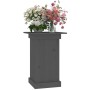 Soporte para plantas madera maciza de pino gris 40x40x60 cm en Soportes para macetas | Comprar online en Foru.es