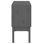 Aparador madera maciza de pino gris 110x40x78 cm de vidaXL, Aparadores - Ref: Foro24-823526, Precio: 106,64 €, Descuento: %