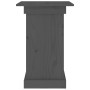 Soporte para plantas madera maciza de pino gris 40x40x60 cm en Soportes para macetas | Comprar online en Foru.es