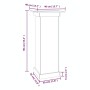 Soporte para plantas madera maciza de pino 40x40x90 cm en Soportes para macetas | Comprar online en Foru.es