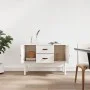 Aparador madera maciza de pino blanco 110x40x78 cm de vidaXL, Aparadores - Ref: Foro24-823525, Precio: 154,05 €, Descuento: %