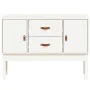 Aparador madera maciza de pino blanco 110x40x78 cm de vidaXL, Aparadores - Ref: Foro24-823525, Precio: 154,05 €, Descuento: %