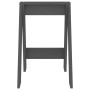 Taburetes 2 unidades madera maciza de pino gris 40x40x60 cm en Taburetes y sillas plegables | Comprar online en Foru.es
