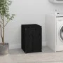 Baúl para la colada madera maciza de pino negro 44x44x66 cm de vidaXL, Cestas para ropa - Ref: Foro24-823568, Precio: 62,88 €...