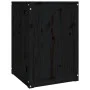 Baúl para la colada madera maciza de pino negro 44x44x66 cm de vidaXL, Cestas para ropa - Ref: Foro24-823568, Precio: 62,88 €...