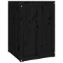 Baúl para la colada madera maciza de pino negro 44x44x66 cm de vidaXL, Cestas para ropa - Ref: Foro24-823568, Precio: 62,88 €...