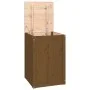 Baúl para colada madera maciza pino marrón miel 44x44x66 cm de vidaXL, Cestas para ropa - Ref: Foro24-823567, Precio: 61,52 €...