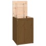 Baúl para colada madera maciza pino marrón miel 44x44x66 cm de vidaXL, Cestas para ropa - Ref: Foro24-823567, Precio: 61,52 €...
