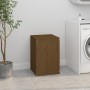 Baúl para colada madera maciza pino marrón miel 44x44x66 cm de vidaXL, Cestas para ropa - Ref: Foro24-823567, Precio: 61,52 €...