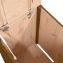 Baúl para colada madera maciza pino marrón miel 44x44x66 cm de vidaXL, Cestas para ropa - Ref: Foro24-823567, Precio: 61,52 €...