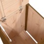 Baúl para colada madera maciza pino marrón miel 44x44x66 cm de vidaXL, Cestas para ropa - Ref: Foro24-823567, Precio: 61,52 €...