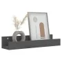 Estantes de pared 2 uds madera maciza de pino gris 50x12x9 cm de vidaXL, Estantes y estanterías - Ref: Foro24-823586, Precio:...