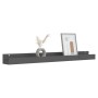Estantes de pared 2 uds madera maciza de pino gris 110x12x9 cm de vidaXL, Estantes y estanterías - Ref: Foro24-823596, Precio...