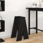Taburetes 2 unidades madera maciza de pino negro 40x40x75 cm en Taburetes y sillas plegables | Comprar online en Foru.es