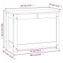 Caja de almacenaje madera maciza de pino gris 60x32x45,5 cm de vidaXL, Armarios y almacenamiento - Ref: Foro24-823546, Precio...