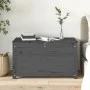 Caja de almacenaje madera maciza de pino gris 80x40x45,5 cm de vidaXL, Armarios y almacenamiento - Ref: Foro24-823536, Precio...