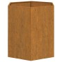 Jardinera de acero corten oxidado 40x40x45 cm en Macetas y jardineras | Comprar online en Foru.es