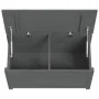 Caja de almacenaje madera maciza de pino gris 80x40x45,5 cm de vidaXL, Armarios y almacenamiento - Ref: Foro24-823536, Precio...