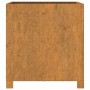 Jardineras con patas 2 udss acero corten oxidado 50x50x50 cm en Macetas y jardineras | Comprar online en Foru.es