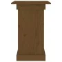 Soporte para plantas madera maciza pino marrón miel 40x40x60 cm de vidaXL, Soportes para macetas - Ref: Foro24-823632, Precio...