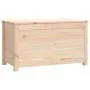 Caja de almacenamiento madera maciza de pino 80x40x45,5 cm de vidaXL, Armarios y almacenamiento - Ref: Foro24-823534, Precio:...