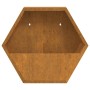 Jardineras de pared 2 uds acero corten oxidado 46x10x40 cm en Macetas y jardineras | Comprar online en Foru.es