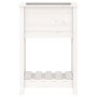 Jardinera de madera maciza de pino blanco 54x34,5x81 cm en Macetas y jardineras | Comprar online en Foru.es