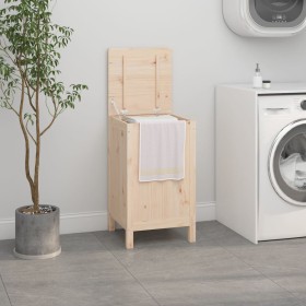 Baúl para la colada madera maciza de pino 44x44x76 cm de vidaXL, Cestas para ropa - Ref: Foro24-823574, Precio: 70,19 €, Desc...