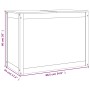 Baúl para la colada madera maciza de pino 88,5x44x66 cm de vidaXL, Cestas para ropa - Ref: Foro24-823569, Precio: 110,23 €, D...