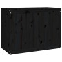 Baúl para la colada madera maciza de pino negro 88,5x44x66 cm de vidaXL, Cestas para ropa - Ref: Foro24-823573, Precio: 103,9...