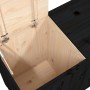 Baúl para la colada madera maciza de pino negro 88,5x44x66 cm de vidaXL, Cestas para ropa - Ref: Foro24-823573, Precio: 103,9...