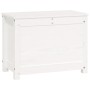 Caja de almacenaje madera maciza de pino blanco 60x32x45,5 cm de vidaXL, Armarios y almacenamiento - Ref: Foro24-823545, Prec...
