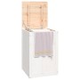 Baúl para la colada madera maciza de pino blanco 44x44x66 cm de vidaXL, Cestas para ropa - Ref: Foro24-823565, Precio: 80,30 ...
