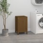Baúl para colada madera maciza pino marrón miel 44x44x76 cm de vidaXL, Cestas para ropa - Ref: Foro24-823577, Precio: 72,19 €...