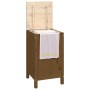Baúl para colada madera maciza pino marrón miel 44x44x76 cm de vidaXL, Cestas para ropa - Ref: Foro24-823577, Precio: 72,19 €...