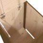 Baúl para colada madera maciza pino marrón miel 44x44x76 cm de vidaXL, Cestas para ropa - Ref: Foro24-823577, Precio: 72,19 €...