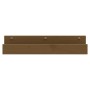 Estantes de pared 2 uds madera de pino marrón miel 50x12x9 cm de vidaXL, Estantes y estanterías - Ref: Foro24-823587, Precio:...