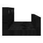 Estantes de pared 2 uds madera maciza de pino negro 50x12x9 cm de vidaXL, Estantes y estanterías - Ref: Foro24-823588, Precio...