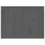 Baúl para la colada madera maciza de pino gris 88,5x44x66 cm de vidaXL, Cestas para ropa - Ref: Foro24-823571, Precio: 127,91...