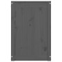 Baúl para la colada madera maciza de pino gris 88,5x44x66 cm de vidaXL, Cestas para ropa - Ref: Foro24-823571, Precio: 127,91...