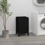 Baúl para la colada madera maciza de pino negro 44x44x76 cm de vidaXL, Cestas para ropa - Ref: Foro24-823578, Precio: 76,59 €...